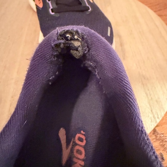 Brooks Adrenaline GTS 22 Women’s Running Shoes Navy Peach Lavender Size 8 B - Picture 6 of 7